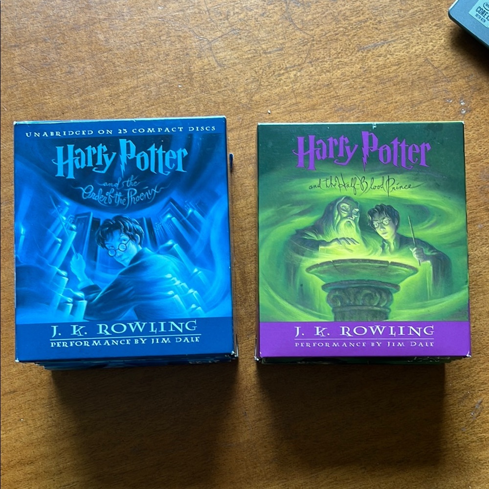 Harry Potter Audiobook Sets-Excellent-No Scratches